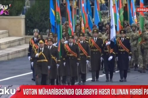 Bakıda Zəfər paradı başladı - YENİLƏNİR + CANLI YAYIM