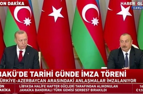 Azərbaycan və Türkiyə arasında sənədlərin imzalanma mərasimi - VİDEO