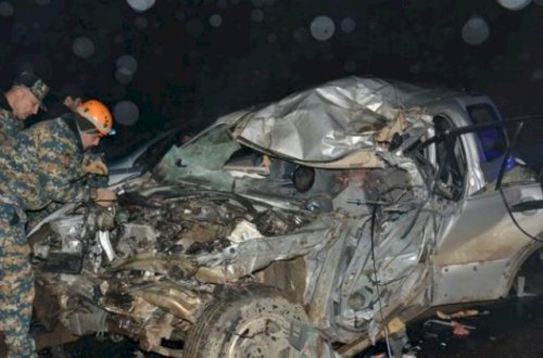 Rus sülhməramlıları Qarabağda qəzaya düşdü, ölən var - Fotolar