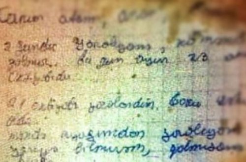 Şəhidimizin ailəsinə yazdığı son məktub