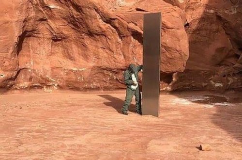 Bir çox ölkədə peyda olan metal sütunun SİRRİ AÇILDI - FOTO