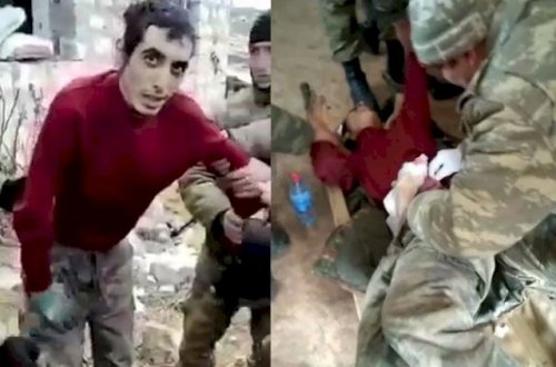 Qarabağda silahlı erməni ələ keçirildi - Video