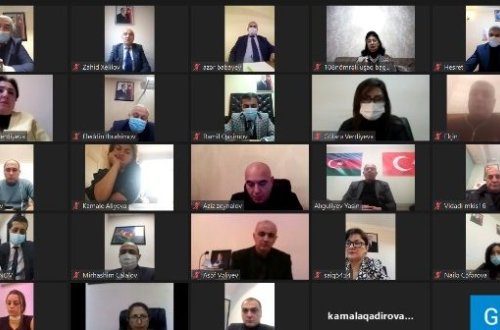 Nəsimi rayonunda Heydər Əliyevin anım gününə həsr olunmuş onlayn tədbir keçirilib-FOTO