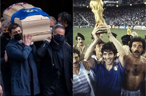 Əfsanəvi futbolçu Rossi dəfn edilərkən evi qarət olunub