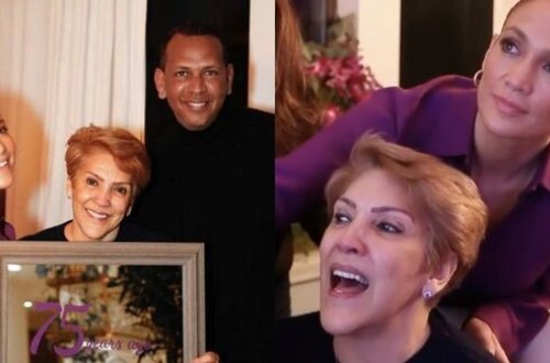 Cennifer Lopez anasına BELƏ AD GÜNÜ KEÇİRTDİ - VİDEO