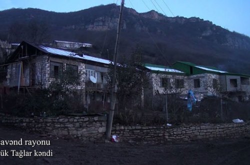 Xocavəndin Böyük Tağlar kəndindən görüntülər - VİDEO