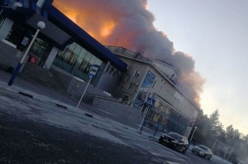 Rusiyada beynəlxalq aeroportda yanğın olub - VİDEO