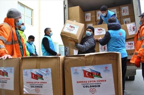 Türkiyə Azərbaycana humanitar yardım göndərdi