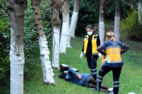 Evində əxlaqsızlıq edən qadın polisi görüb eyvandan tullandı - FOTO