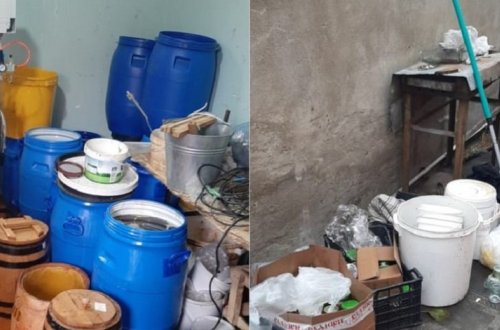 В Хырдалане обнаружен подпольный цех по фасовке поддельного меда - ФОТО