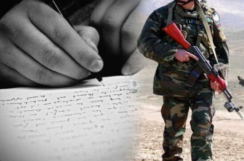 ŞƏHİDİN qızına yazdığı MƏKTUB ÜZƏ ÇIXDI - FOTO