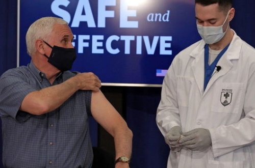 ABŞ-ın vitse-prezidenti koronavirusa qarşı peyvənd olundu