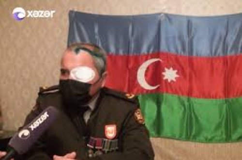 Şəhid olduğu deyilən mayor evinə sağ qayıtdı - VİDEO