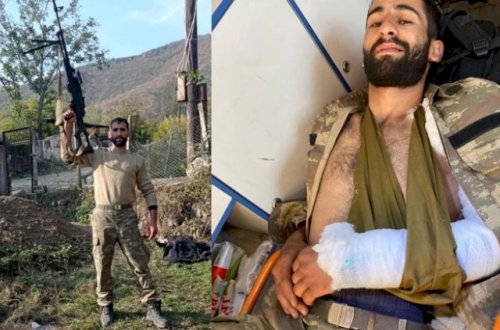 Erməni snayperi ürəyini nişan almışdı – Fotolar