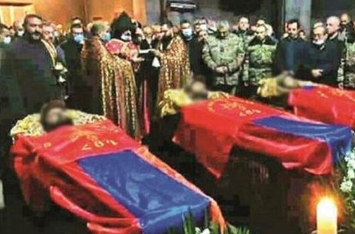 1000 dollara Qarabağda savaşan terrorçular belə dəfn edildilər - FOTO