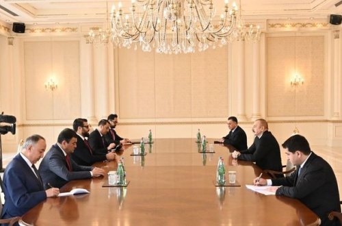 İlham Əliyev əfqanıstanlı rəsmiləri qəbul etdi