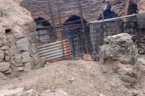 Düşmən Cəbrayılda tarixi abidəni məhv edib - VİDEO