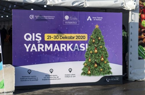 “Kənddən şəhərə” Qış Yarmarkası fəaliyyətə başlayıb
