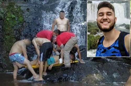 Фотолюбитель погиб, делая селфи на водопаде