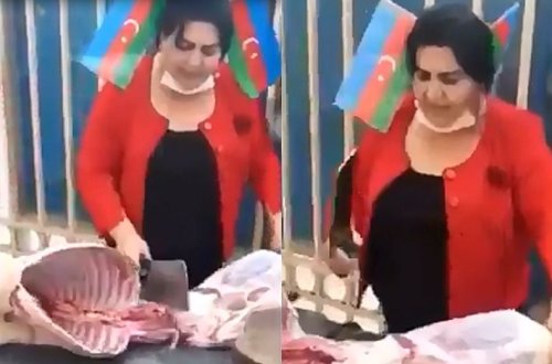 Azərbaycanda məktəb direktoru Bayrağımızı təhqir etdi  -  VİDEO