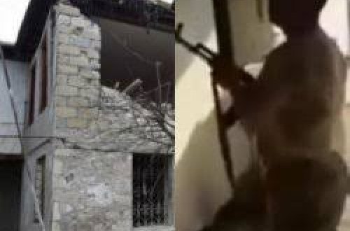 ŞOK VİDEO! Tehran Mənsimov erməni hərbçini belə əsir götürüb