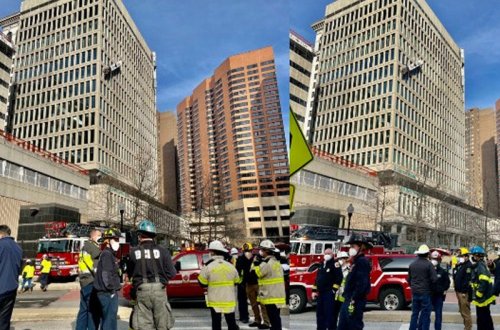 ABŞ-da partlayış zamanı 23 nəfər yaralandı - VİDEO