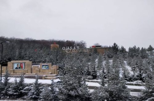 Quba və Qusar “ağ örpəyə” büründü - FOTO/VİDEO