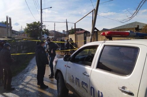 Gürcüstanda iki azərbaycanlı güllələndi - FOTOLAR