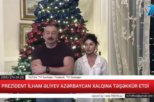 İlham Əliyev doğum gününü təbrik edənlərə təşəkkür etdi - VİDEO