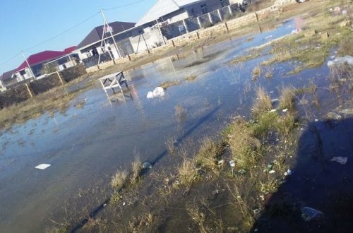Дома в бакинском поселке Рамана затоплены - ФОТО/ВИДЕО