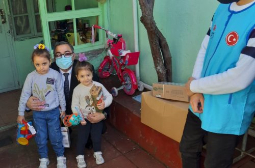 Siyəzən və Şabran rayonlarında şəhid ailələri ziyarət edilir - FOTOLAR