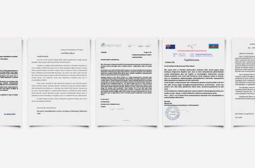 Dünya azərbaycanlılarından dövlət başçısına təşəkkür məktubları gəlməkdə davam edir