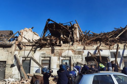 Город в Хорватии оказался в руинах после еще одного сильного землетрясения - ВИДЕО