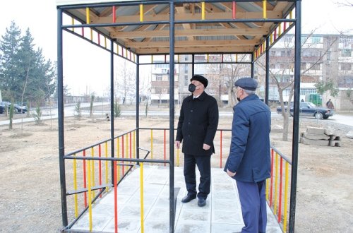 Mingəçevirdə abadlıq, quruculuq işləri uğurla davam edir - FOTOLAR