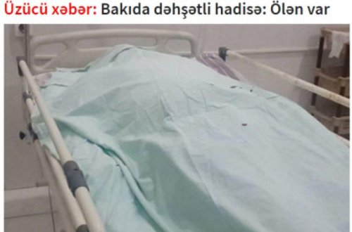 Üzücü xəbər: Bakıda dəhşətli hadisə: Ölən var