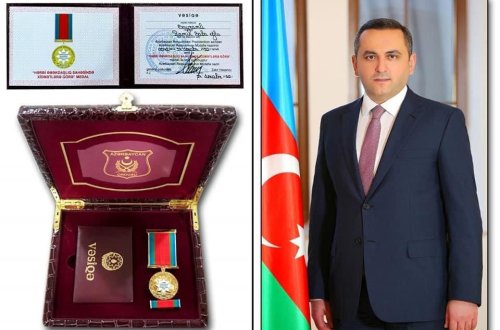 TƏBİB sədri Ramin Bayramlı medal ilə təltif olundu - FOTO
