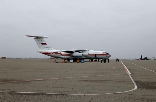 Rusiya minatəmizləyənləri Gəncədədir, hazırda yüklərin boşaldılması yekunlaşıb - Rusiya FHN nümayəndəsi - FOTO