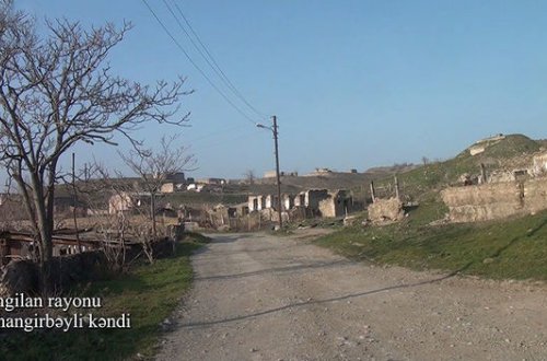 Zəngilanın Cahangirbəyli kəndindən görüntülər - VİDEO