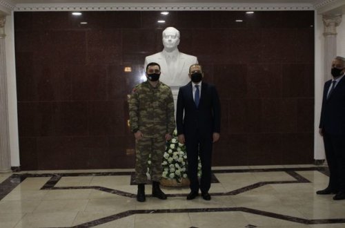 Vətən Müharibəsində iştirak edən Orxan Aydınov ilə görüş keçirildi - FOTO