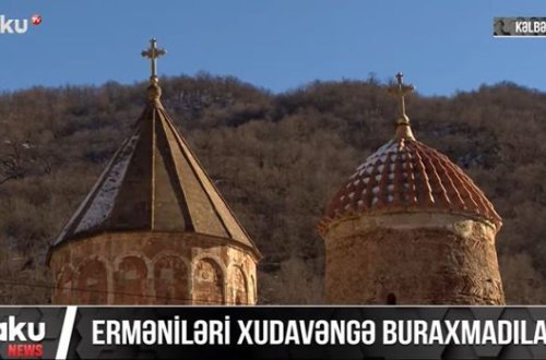 Erməniləri Xudavəngə buraxmadılar - VİDEO