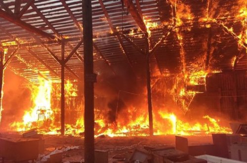 Rusiyada mebel fabrikində dəhşətli yanğın başlayıb - YENİLƏNİB + FOTO/VİDEO