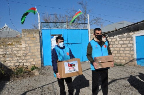 Beyləqanda Şəhid ailələri ziyarət edildi - FOTOLAR