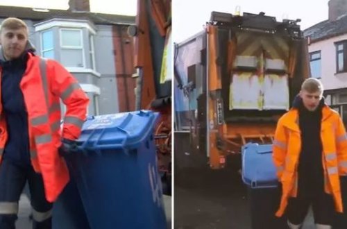 Zibil yığan futbolçu - VİDEO