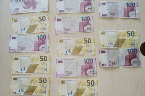 Saxta pulların tədavülə buraxılmasının qarşısı alındı - FOTO