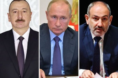 Проходит встреча Ильхама Алиева, Владимира Путина и Никола Пашиняна - ПРЯМОЙ ЭФИР