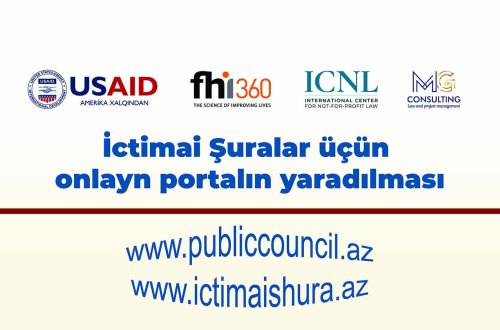 İctimai Şuralar üçün onlayn portalın yaradılması