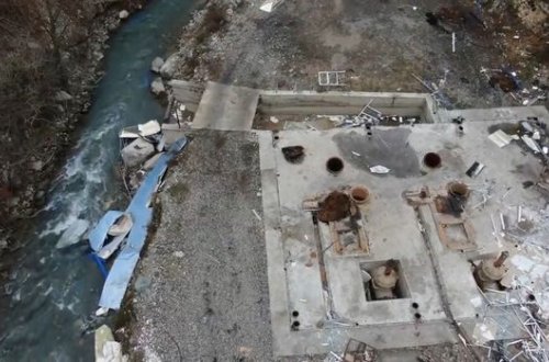 Laçındakı su elektrik stansiyası yenidən qurulur - VİDEO