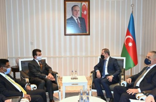 Ceyhun Bayramovla ISESCO baş direktoru müzakirələr apardı