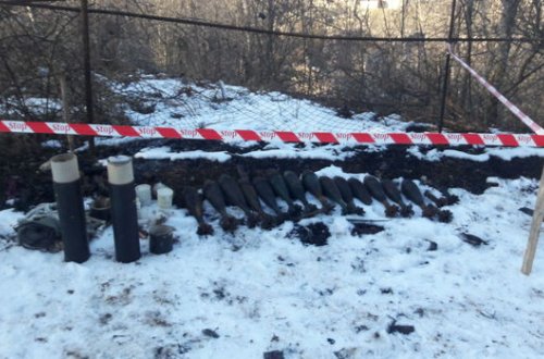 В Шуше обнаружено большое количество неразорвавшихся боеприпасов - ФОТО