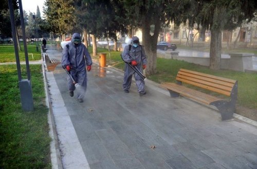 В Баку вновь проводится масштабная дезинфекция - ФОТО